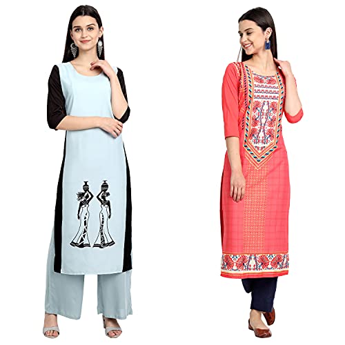 Image of Women's Crepe Regular Kurta