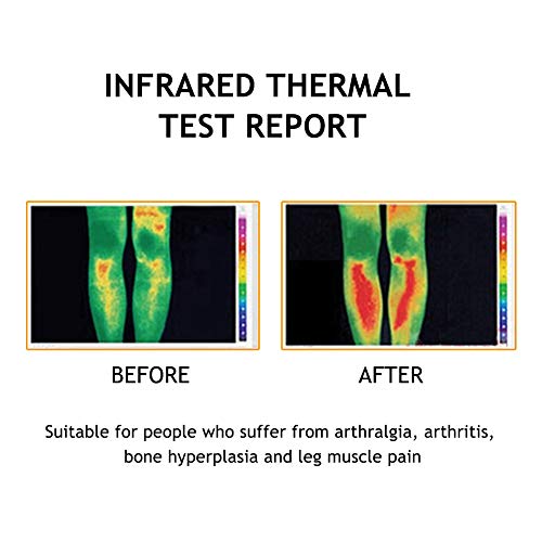 Filfeel 1 Pair Knee Braces, Tourmaline Self-Heating Magnetic Therapy Protective Belt Arthritis #TOP4