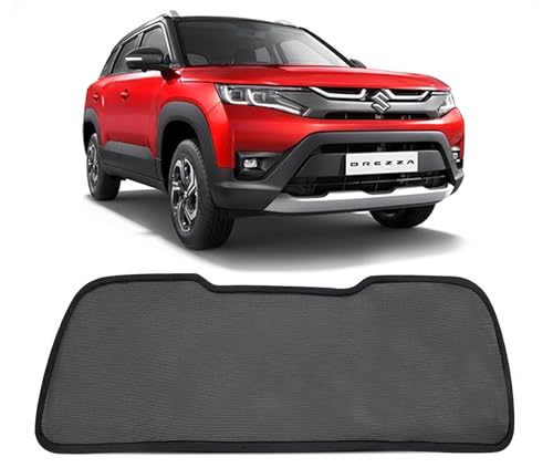 Image of Autofact Dicky Curtain for Maruti Brezza 2022-2025 | Custom Fit Rear Windshield Sunshade | UV & Heat Protection | Foldable Mesh | Privacy & Cooling Car Accessory