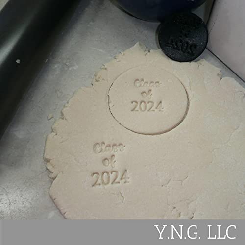Class of 2024 Graduate Graduation Cookie Stamp Embosser Made in USA PR4983 - Thumbnail 2
