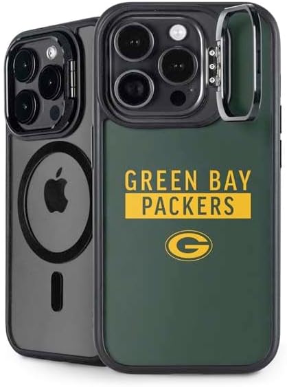 Skinit Kickstand Phone Case Compatible with iPhone 15 Pro Max - Officially Licensed NFL Green Bay Packers Team Motto Design