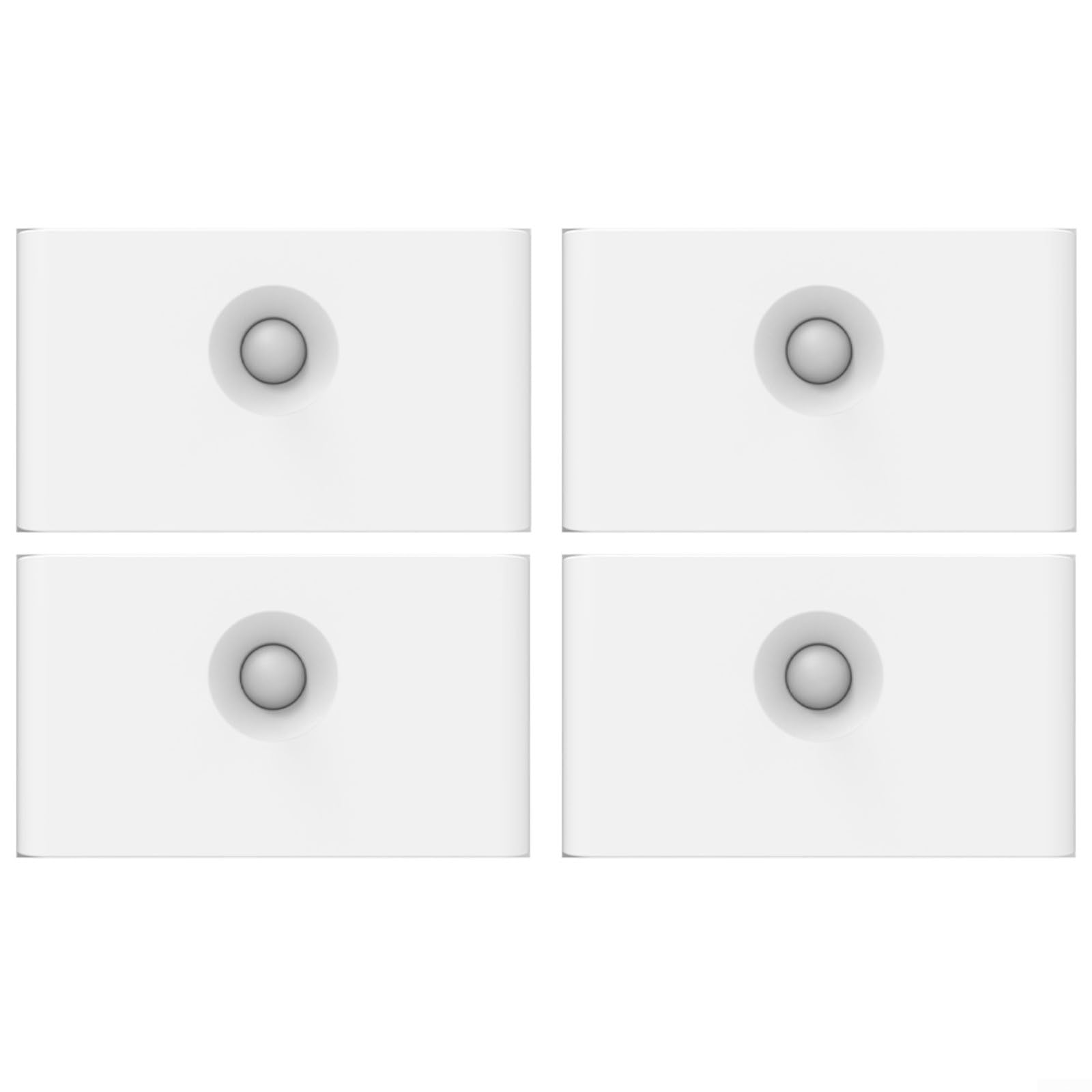 FUBESK Luce notturna a LED con sensore di movimento, ricaricabile tramite USB, 3 modalità, 2700 K, luce calda, installazione magnetica per scale, corridoi, camere da letto, bagni, batteria 400 mAh (4