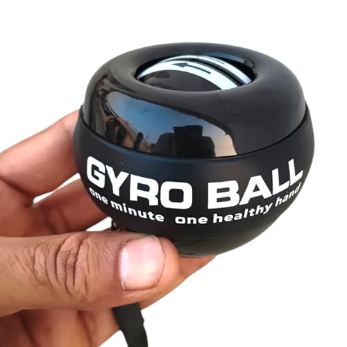Image of Gyro Ball Wrist Trainer | Self-Starting Wrist Exercise Ball | Hand, Wrist & Forearm Strength Training Equipment for Home, Office & Fitness Use | Pack of 1