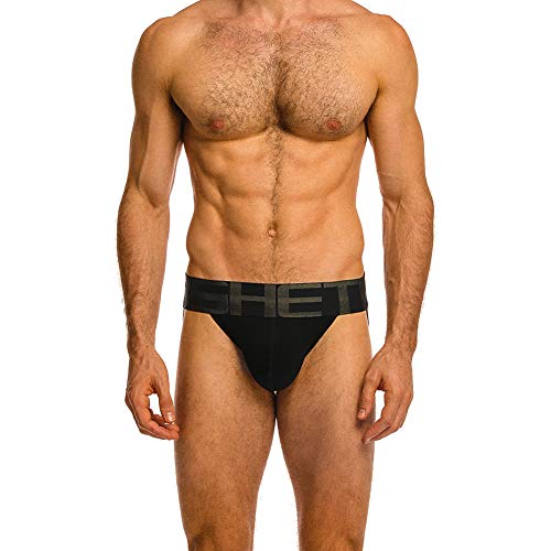 BSHETR Mens Jockstrap with Super Wide Band, Basic Cotton Breathable Athletic Supporters for Men3