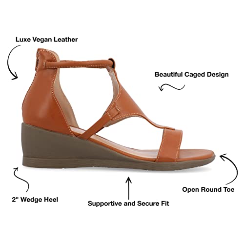 Image of Journee Collection Women's Trayle Wedge Sandals