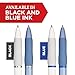 Sharpie S-Gel Gel Pens, Blue Barrel, Medium Point (0.7mm), Black Gel Ink Pens, 12 Count - Home, Office, School, Journaling, Writing, Note-Taking, Teacher Supplies