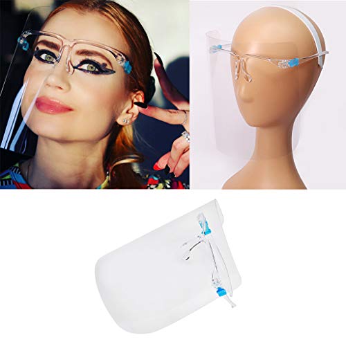 Baoblaze Os óculos De Proteção Laváveis ​​do Protetor De Rosto Viseira Facial Transparente