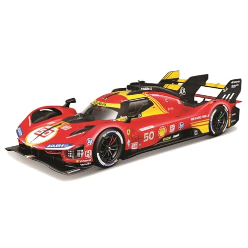 CARATTERISTICHE: Modellino in diecast di alta qualità, con portiere apribili e sterzo funzionante. Cura maniacale dei dettagli e interni rifiniti per appassionati di endurance racing e collezionisti Ferrari.