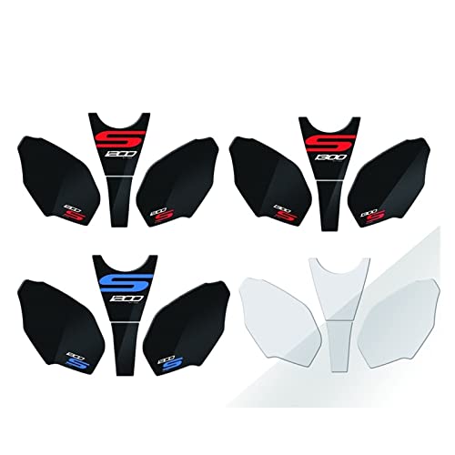 Kit grip de réservoir moto de protection latérale premium noir - 5