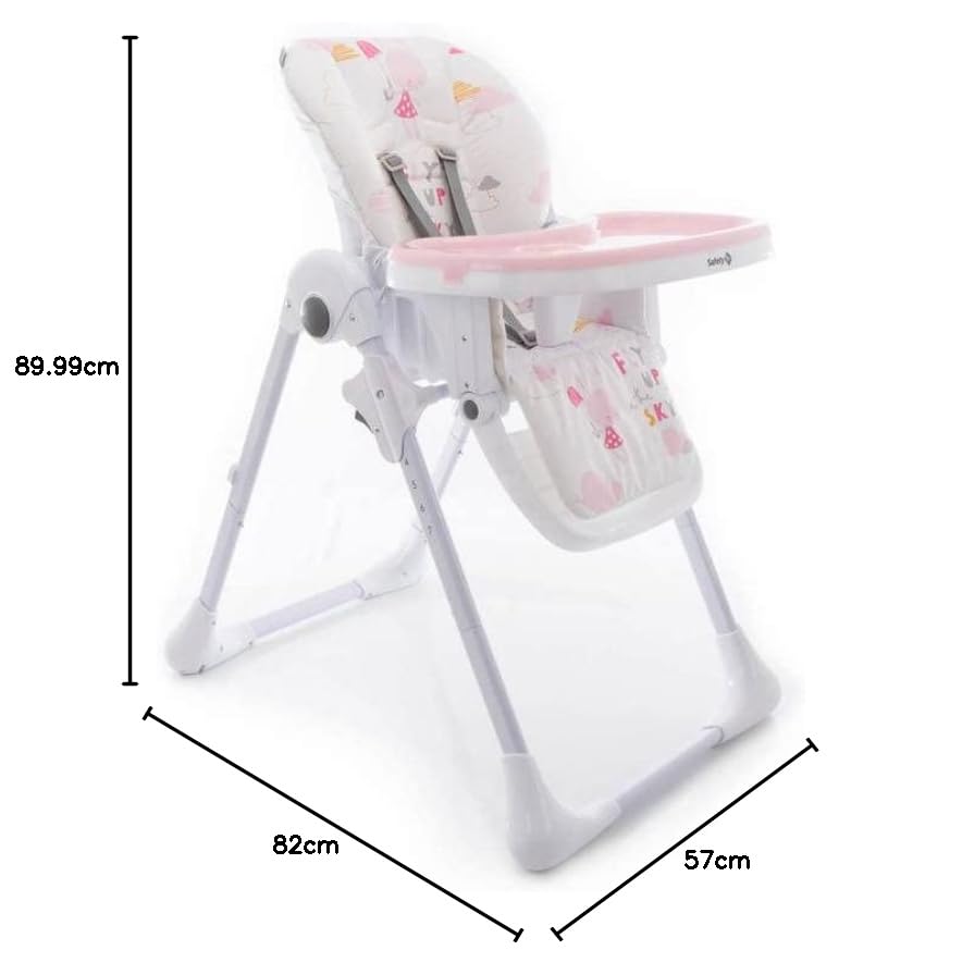 Safety 1st, Cadeira de Refeição Feed, Pink... glide