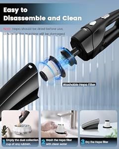 SERVOMASTER Handheld Vacuum Cordless, car Vacuum Portable Cordless — photo 6 of 6