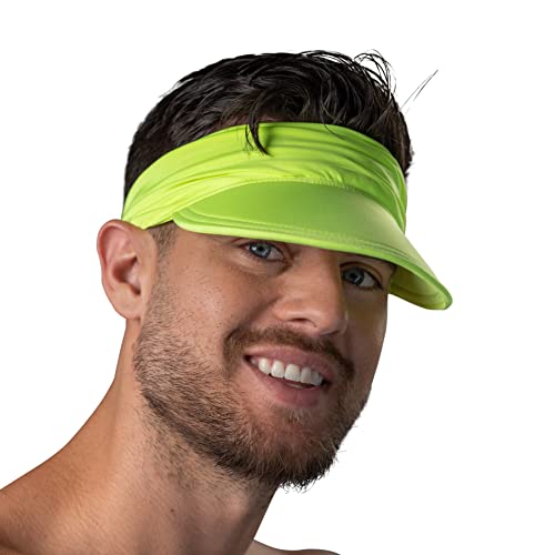 No Headache Fresca Cooling Visor, Instant Cooling Lightweight Performance Running Sun Visor Stretchy Headband Softflex Brim. #TOP5