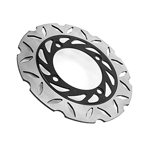 Aramox Disco de freio traseiro de motocicleta 240 mm 24 cm de aço inoxidável para substituição de mo