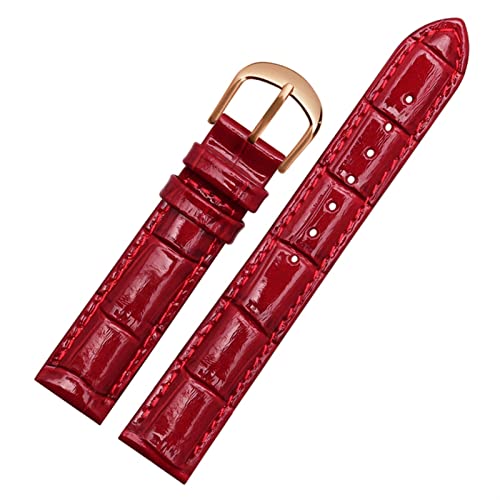Bands de montre en cuir rouge DASEB pour illuminer vos tenues