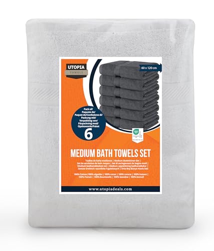 Utopia Towels UT0506 6 Pack Bath Towel Set thumb #10