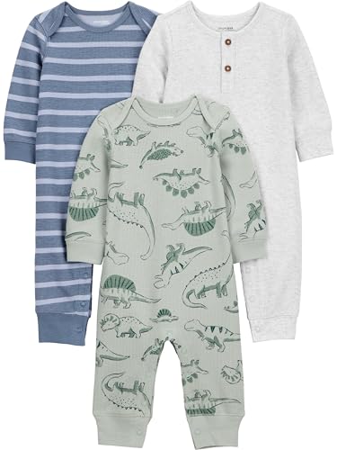 Image of Simple Joys by Carter's baby-boys 3-pack Jumpsuits