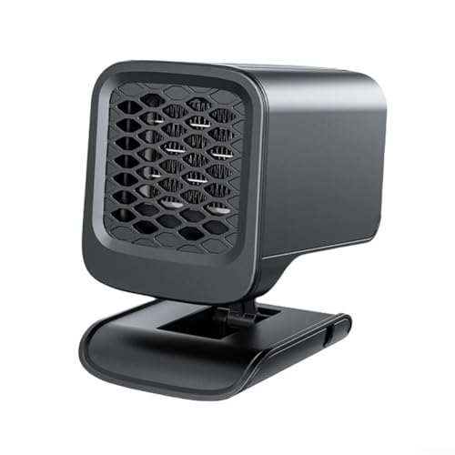 Ventilador de calentador de coche de 24 V 180 W con funciones de calefacción de refrigeración, descongelador de rotación de 360 grados para parabrisas, se adapta a camiones, SUV y furgonetas