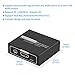 DONGJIAN HDMI Audio Extractor 4K with 3.5mm AUX Stereo and L/R RCA Out Converter Adapter Splitter Support 4K 1080P 3D Compatable for PS3 Xbox Fire Stick
