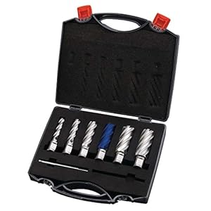 Stormer Optimum kernboorset HSS-TiAlN 30 (6-delig, ø 12/14/16/20/22/25 mm, Weldon, met uitwerppen) 3072010