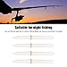 Jauarta 4PCS Fishing Sticks ABS LED Rod Tip Luminous Light Sticks with Battery for Dark Night Fishing (Steady On Green)