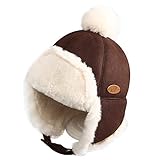 IIG Baby Boy Girl Ushanka Earflap Winter Trooper Hat Cap, Kids Trapper Hat (Multicolour02)
