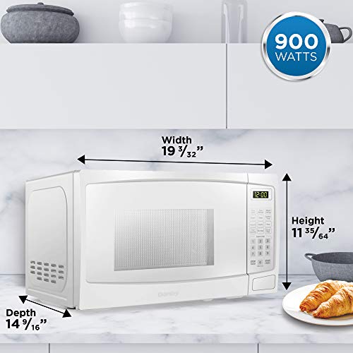 Danby-DBMW0920BWW-Countertop-Microwave-White Danby DBMW0920BWW Countertop Microwave White