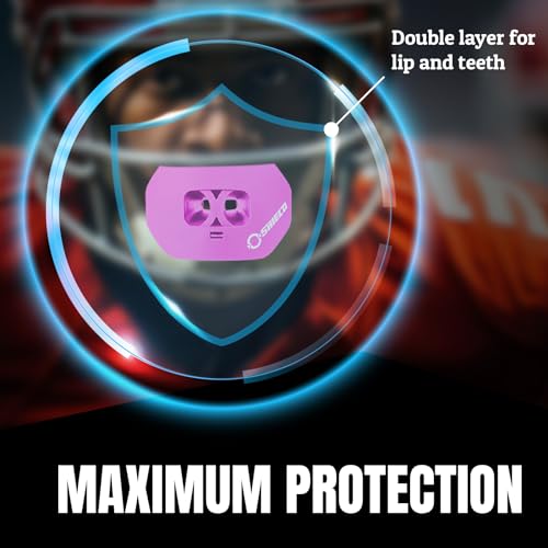 O Shield Core Football Mouth Guard, Detachable Strap - image 3