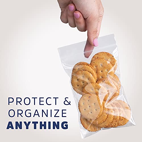 image for Clear Plastic Reclosable Zip Bags - Bulk GPI Case Of 1000, 4
