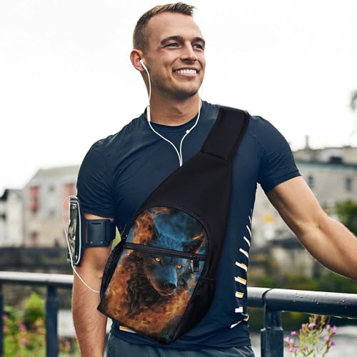 Morrales crossbody liviano para hiking y viaje NWTRJ miniatura 3