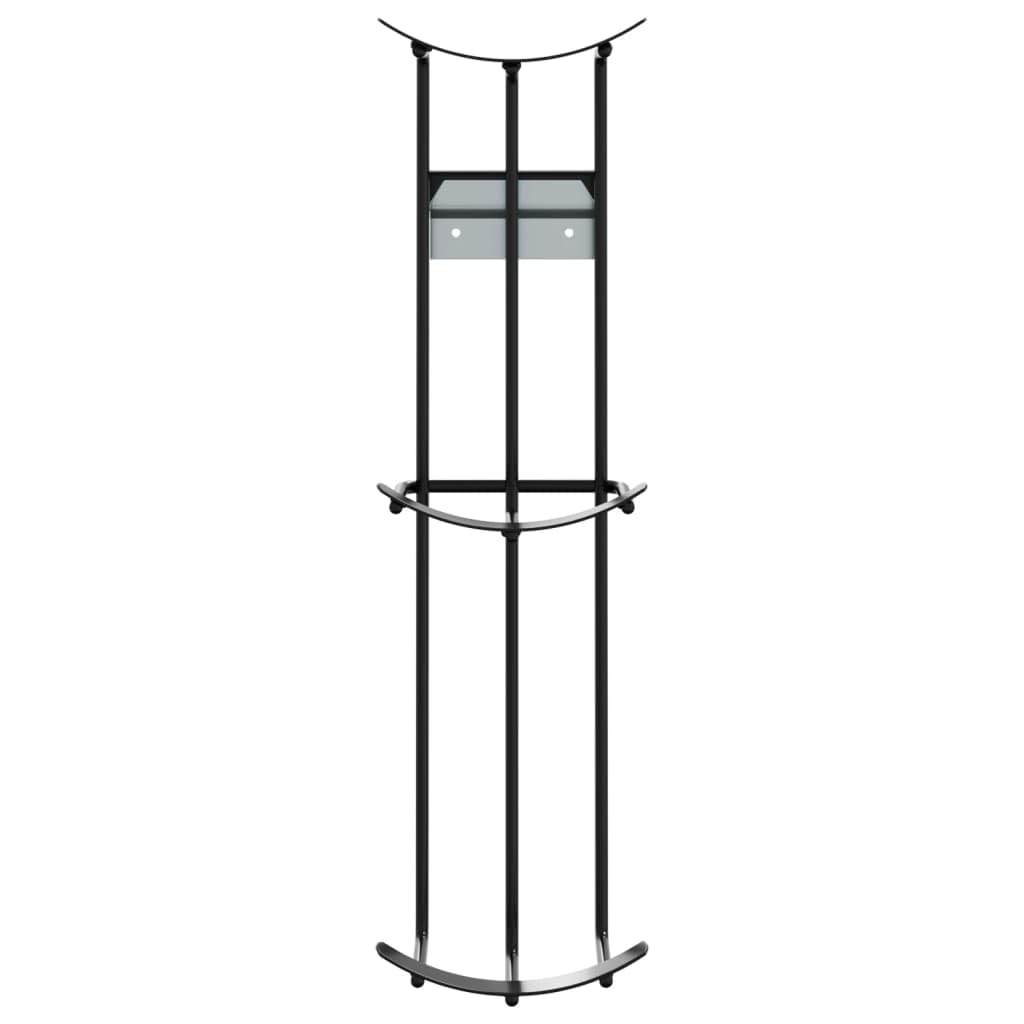 Fass Hindernis Halter 2 STK. aus Stahl schwarz 15 x 10,5 x 54,5 cm, verstellbare Auflagen für Reitsport, Training, Dressur und Springen, reiten, Pferd, Reiter, reitbedarf