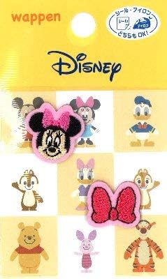 Amazon キャラクター 刺しゅう ワッペン ディズニー ミニーマウス 大きさ 約2 2ｃｍ 約1 5 1 5ｃｍ 各１枚入り キャラクターワッペン アップリケ アイロン 刺繍 かわいい おしゃれ マーク キッズ 子供 こども 男の子 女の子 入園 入学 ピロル