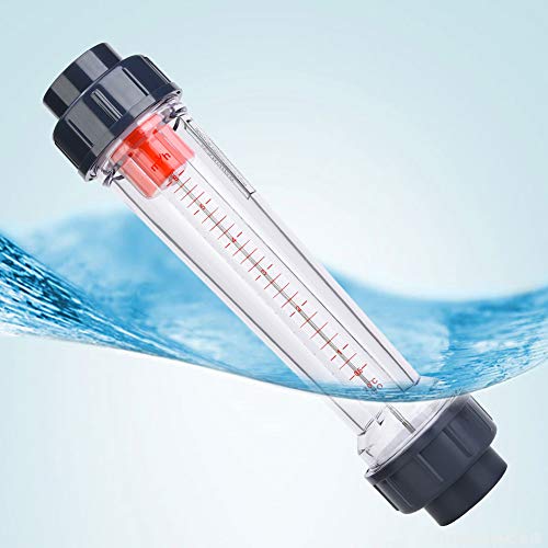 Débitmètre Liquide LZS-40, Plastique ABS, Haute Précision 4%, 0,6-6m³/H, Interface 50mm, Flotteur PTFE, 380x90x90mm