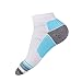 Adecco LLC 2 Pair Foot Compression Socks For Plantar Fasciitis Heel Spurs Pain Relief