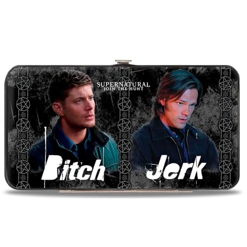 Buckle-Down Portefeuille à charnière pour Femme - Supernatural, Multicolore 1, Taille Unique