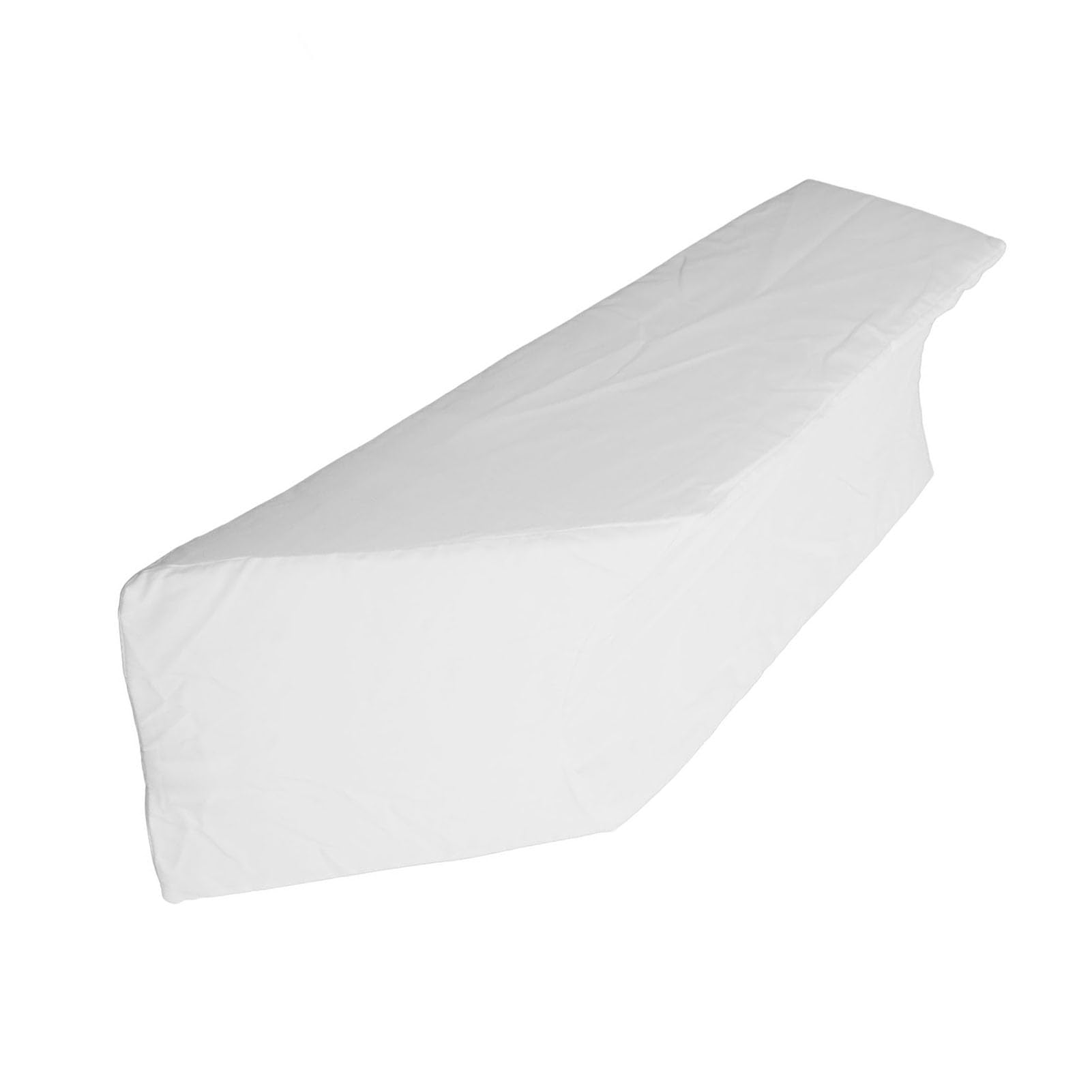 Almohada de Cuña para Piernas, Almohada de Apoyo para Elevación de Piernas de Primera Calidad para Mejorar la Circulación Sanguínea en la Oficina (White)