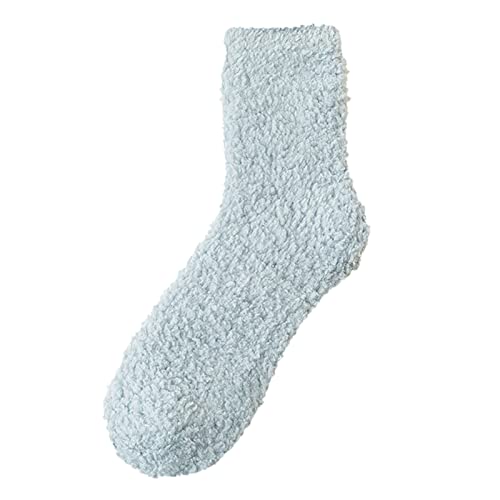 Calcetines genéricos de encaje Calcetines de invierno para mujer Calcetines de lana de coral Calcetines a rayas Calcetines atléticos ligeros coloridos Calcetines casuales (A, One Size)