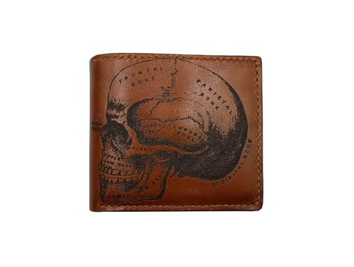 Human skeleton wallet, skull handcrafted leather gift, present for dad, husband, boyfriend4