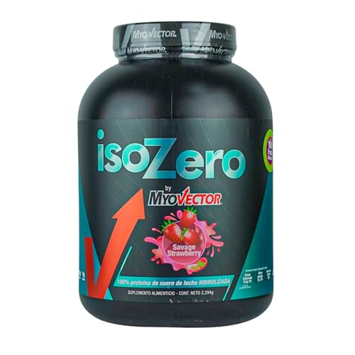 Proteínas, Myo Vector, ISO Zero Carbohidratos, Fresa 5 Lbs