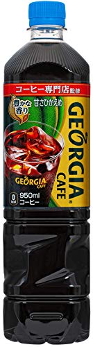 日本コカコーラ ジョージアカフェ ボトルコーヒー 甘さひかえめ 950ml 12本 Pet 缶コーヒー コーヒー飲料 価格比較 価格 Com