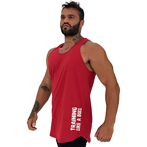 Kit 5 Regatas Longline Masculina MXD Conceito Academia Musculação Treino Gym Cavada Tank (M, Opção 1