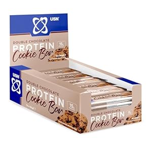 USN Trust Cookie Bar, Triple Chocolate Protein Cookie: High Protein Bars, Perfect On-the-Go & Post-Workout Protein Snacks (12 x 60g Bars per Pack)