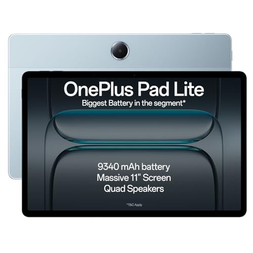 OnePlus Pad Lite with Biggest Battery in Segment 9340 mAh, Massiv...