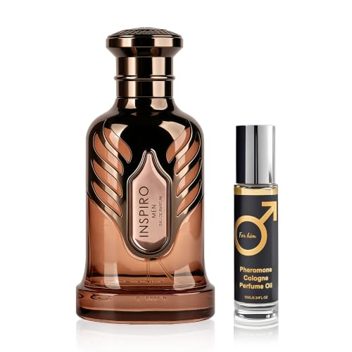 Image of AFLUXE Men's EDP Pheromone&Parfum, Aromatic Woody Fragrance-RFS Inspiro Men | Long Lasting Perfume for Men, Eau de Parfum Spray, 3.74 Fl Oz-6