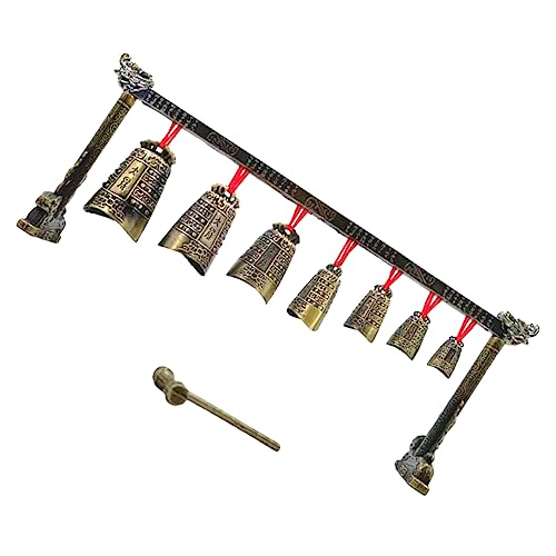 Toddmomy Antique Chimes Musical Instrument Gong Chime Decoration Desktop Accessory