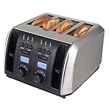 LYKYL Máquina de pan principios de cocinar Horno eléctrico tostadas molde Máquina controlador crujiente Tostadora Horno tostador