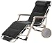 YULIAN Yuany Fauteuil Chaise d'extérieur, Solarium, Chaise à Bascule de Jardin détente en Plein air Chaise, Fauteuil taies d'oreiller, Plage Soleil