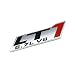 UrMarketOutlet 5.7L V8 LT1 Black/Red/Chrome Aluminum Alloy Auto Trunk Door Fender Bumper Badge Decal Emblem Adhesive Tape Sticker