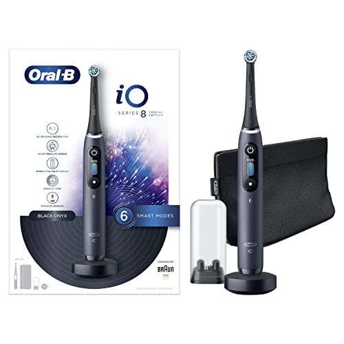 Oral-B iO 8 Cepillo de Dientes Eléctrico con Mango Recargable, Tecnología Magnética de Braun, 1 Cabezal …