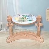 PhantomSky 11.05'' Embroidery Stand, Adjustable Rotated Wooden Embroidery Frame Rack, Hands Free...