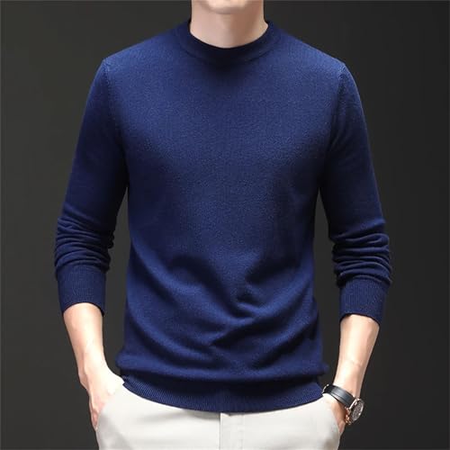 Cashmere Sweater Mens O Neck Long Sleeve Loose Basic Top Comfortable Fashion Warm4